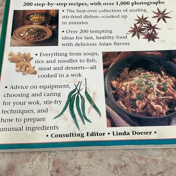 GUC~The Complete 256 Page Wok & Stir~Fry Softcover Cookbook - Picture 3 of 4